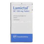 ラミクタール Lamictal, ラモトリギン 100mg 錠 (GSK)