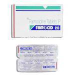 ファモシッド20 Famocid 20, ガスター ジェネリック, Famocid 20, ファモチジン 20mg 錠 (Sun Pharma)