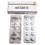 バイオクロピ Bio-Clopi, プラビックス ジェネリク, クロピドグレル 75mg 錠 (Sava medica)