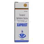 キサプロスト Xaprost, トラバタン ジェネリック, トラバプロスト 0.004% x 2.5 ml 点眼薬 (Sava medica) 箱