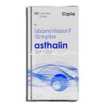 アスタリン Asthalin サルブタモール 100mcg 200md 圧縮吸入剤 (cipla)