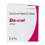 デ-カル De-cal, カルシマックス ジェネリック, カルシウム500mg Vitamin D3 250 iu, 錠, 箱