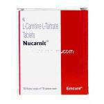 ヌカルニット Nucarnit, カルニトール ジェネリック, L-カルニチン L-Tartrate 330mg, 錠, 箱