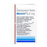 ミニリン Minirin, デスモプレシン 0.2mg 錠, 箱裏面