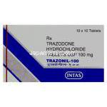 トラゾドン塩酸塩  100 mg