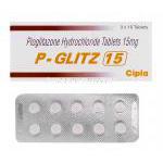 P-グリッツ15、ジェネリックアクトス、ピオグリタゾン15mg