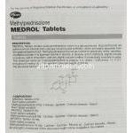 メドロール, メチルプレドニゾロン16mg 錠 (Pfizer) 情報シート1