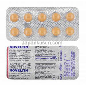 ノベルチン (アゴメラチン) 25mg 錠剤