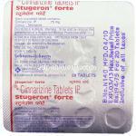 シンナリジン, Stugeron Forte, 75 mg 錠 (Johnson and Johnson) 包装