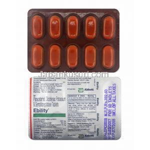 エビリティー (ジクロフェナク/ アセトアミノフェン/ セラチオペプチダーゼ) 錠剤