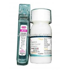 ポドキセチル CV 内服液,セフポドキシム100mg / クラブラン酸  31.25mg,  内服液 30ml, ボトル情報