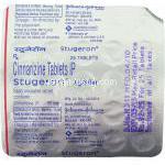シンナリジン, Stugeron Forte, 25 mg 錠 (Johnson and Johnson) 包装