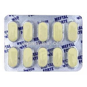 メフタル フォルテ, メフェナム酸 500mg/ アセトアミノフェン 325mg, 製造元:Blue Cross Laboratories Ltd, シート