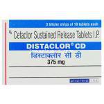 ディスタクロール Distaclor CD, ジェネリックケフラール, セファクロル 375mg カプセル (Baroque Pharma) 箱