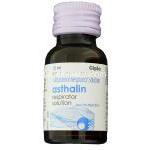 アスタリン Asthalin, サルブタモール 0.5% 吸入液 15 ml (Cipla) ボトル