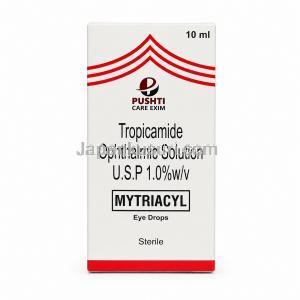 マイトリアシル 点眼液 10ml, トロピカミド 1% w/v, 箱正面