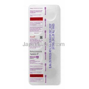 ケトコノール 200, ケトコナゾール 200mg, 製造元：Knoll Healthcare, シート情報