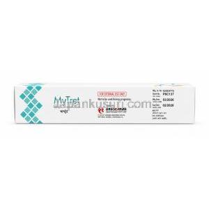マイトレットジェル,  トレチノイン 微粒子 0.04%,  0.04% 20g 微粒子ジェル, 製造元：Grace Derma Healthcare, 箱情報, 製造日, 消費期限