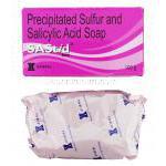 サスティッド  Sastid, サリチル酸 / 沈降硫黄配合 50gm  固体石鹸 （GSK/Stiefel） 包装
