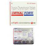 オーサル フォルテ Orthal Forte, トリプシン・キモトリプシン配合 錠 (Cipla)