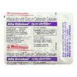アルファオステボン Alfa Ostebon, アルファカルシドール / カルシウム 0.2 mcg/ 200 mg カプセル (Universal Medicare) 包