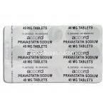 プラバスタチン, メバロチンジェネリック 40mg 錠 (MHRA UK) 包装情報