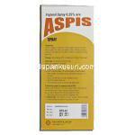 アスピス Aspis, フィプロニル, 0.25%, 100ml, スプレー 製造者情報