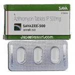 サバジー500 Savazee-500, ジスロマック ジェネリック, アジスロマイシン, 500mg, 錠