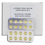 アンイデップ25 Antidep 25, イミドール ジェネリック, イミプラミン 25mg 錠