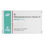 メドロール Medrol, メチルプレドニゾロン 8mg, 錠 箱