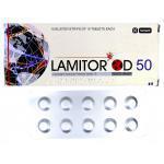 ラミトール OD 50 Lamitor OD 50, ラミクタールジェネリック, ラモトリジン 50mg 錠 (Torrent)