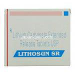 リスサン, 炭酸リチウム 400 mg 錠 (Sun Pharma) 箱