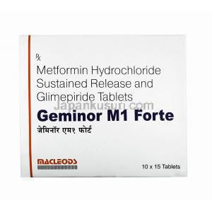 ジェミナー M 1フォルテ (グリメピリド/ メトホルミン)