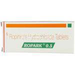 ロピニロール（レキップジェネリック）, Ropark, 0.5mg 錠 (Sun Pharma) 箱