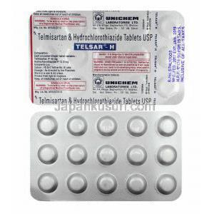 テルサー H (テルミサルタン/ ヒドロクロロチアジド) 40mg 錠剤