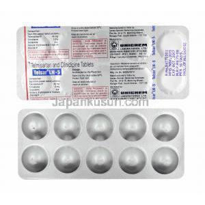 テルサー LN (シルニジピン/ テルミサルタン) 5mg 錠剤