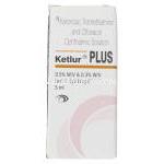 ケトロラクトロメタミン / フロキサシン, Ketlur  Plus, 0.5% w/v 点眼薬 (Sun Pharma) 箱