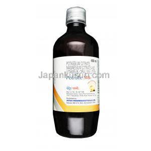 ポトレート MB6 , クエン酸カリウム 1100mg / クエン酸マグネシウム 375mg / ビタミンB6, 450ml 内服液,ボトル