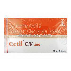 セチル CV (セフロキシム 250mg/ クラブラン酸 125mg) 箱