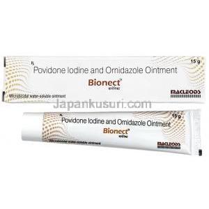 ビオネクト 軟膏 (ポビドンヨード/オルニダゾール)