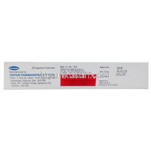 オキュポルDX 眼軟膏, クロラムフェニコール10mg/デキサメタゾン1mg/ポリミキシンB10000IU,眼軟膏 5 g, 製造元：Centaur Pharmaceuticals Pvt Ltd, 箱情報, 注意事項