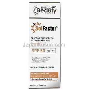 ソルファクター ウルトラ マット シリコーン日焼け止めジェル