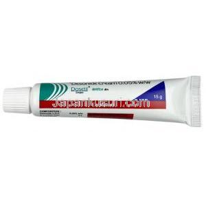 ドセチル クリーム, デソニド 0.05% w/w, クリーム 10 g,製造元： Eris Oaknet,チューブ