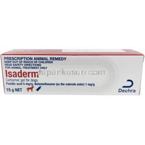 イサダーム犬用ジェル (フシジン酸/ベタメタゾン)