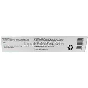 コウジ酸ブライトニングクリーム,アゼログリシン/ コウジ酸ジパルミテート, クリーム 25 g, 製造元：Torrent Pharmaceuticals Ltd, 箱情報