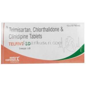 テルファイブ 3D（テルミサルタン/ シルニジピン/ クロルタリドン）