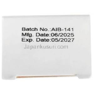 アピジンプラス点眼薬, ポビドンヨード 50 mg, 点眼薬 5 mL, 製造元：Appawamy Occular Devices Pvt., Ltd, 箱情報,製造日, 消費期限