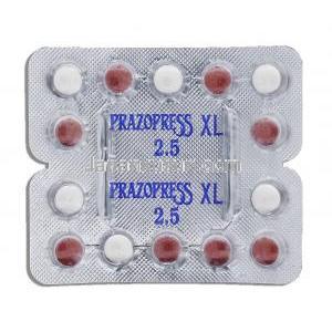 Prazopress XL 2.5, Generic Prazosin, Prazosin Hydrochloride 2.5mg