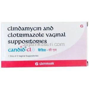カンディッド CL 膣坐薬 (クリンダマイシン/ クロトリマゾール)