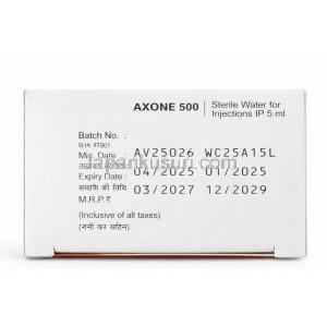 Axone, Ceftriaxone Injection 500mg information